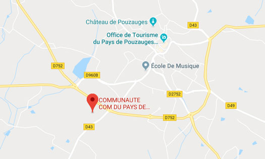 plan Club d'Entreprises du Pays de Pouzauges