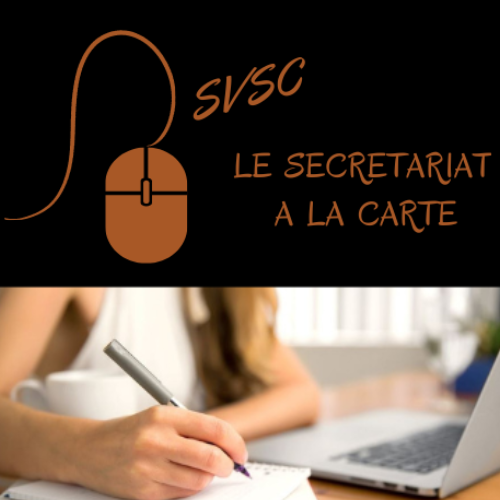 logo SVSC le secrétariat à la carte, Sabrina VINCENT secrétaire indépendante